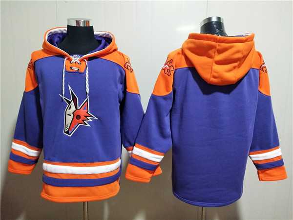Arizona Coyotes Blank Purple Ageless Must-Have Lace-Up Pullover Hoodie,We sell and wholesale Arizona Coyotes Blank Purple Ageless Must-Have Lace-Up Pullover Hoodie on line form chian!